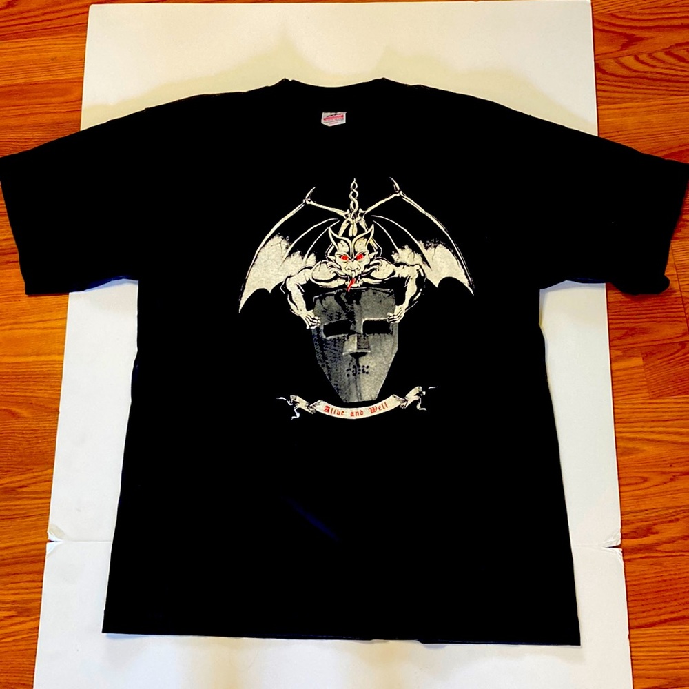 True Vintage Concert 90s T Shirt Quite Riot L No Damage Stored Since 99